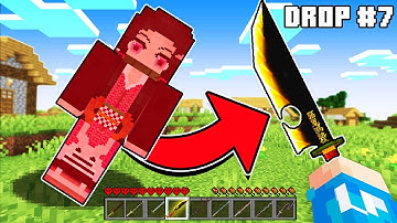 Minecraft Demon Slayer but Demons Drop Breathings