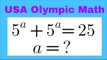 USA| A Nice Algebra Math Olympiad Problem| Tricky Math Problem| Can you solve this? 
