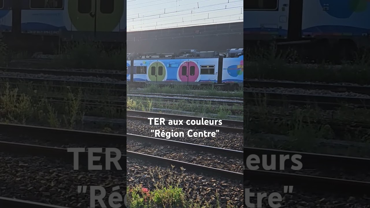 TER avec pelliculage "REGION CENTRE" passant à Rambouillet 