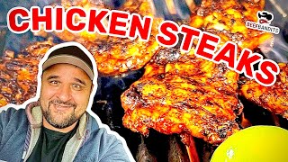 CHICKEN STEAKS GRILLEN wie in Brasilien —- Klaus grillt