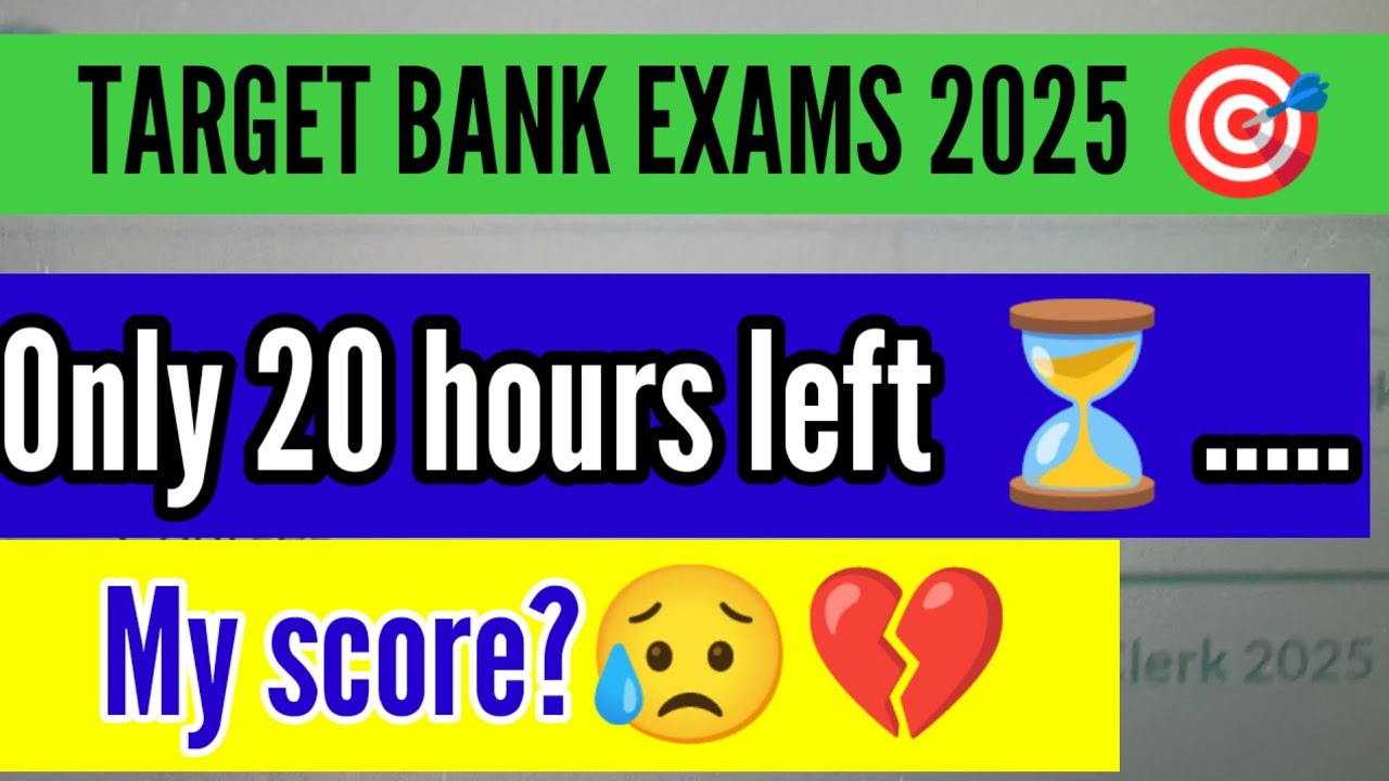JUST 20 hours left  left for the exam 🤧 My mock score 🥲 