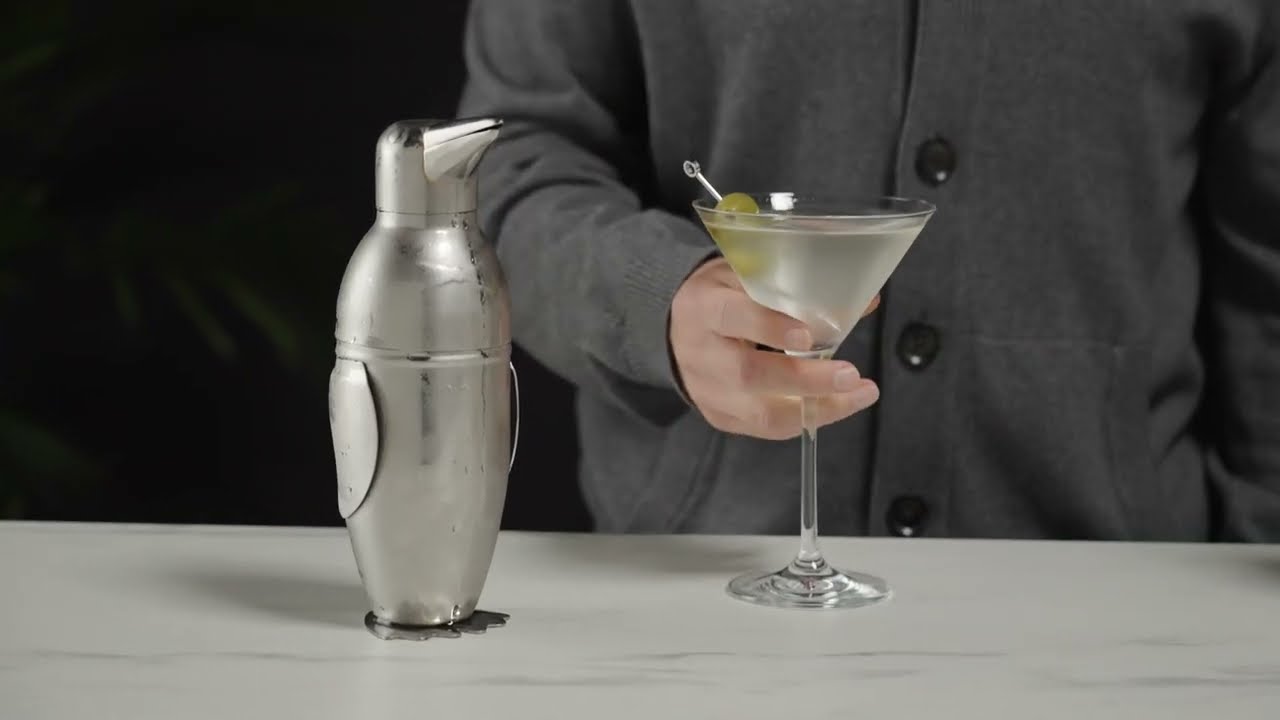 Irving Stainless Steel Penguin Cocktail Shaker by Viski