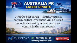 Big Update Australia 190 491 Invitation Latest News South Australia Round Update