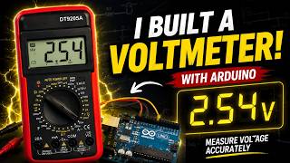 I Built a Voltmeter with Arduino! ⚡ | Arduino Project