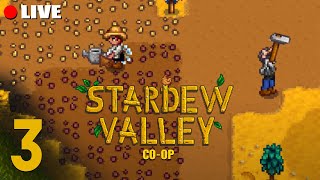 ปลูกผักกว่าร้อยไร่ | LIVE - Stardew Valley #3