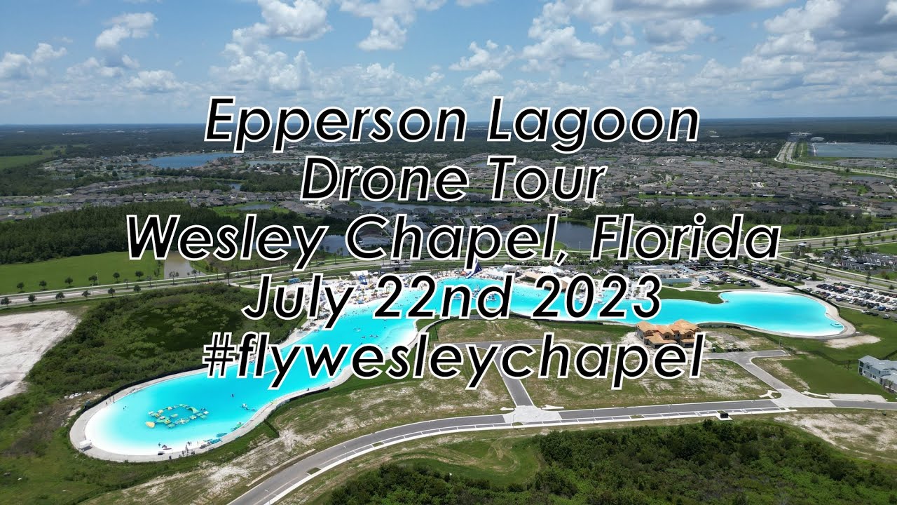 Epperson Lagoon Drone Tour Wesley Chapel Florida YouTube