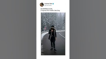 Middle class boy inspired by Andrew tate |  Top G | Andrew Tate New tweet 《Escape the Matrix 》