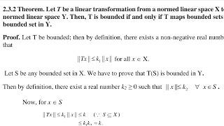 T is bounded iff t maps bounded sets of x to bounded set in y.