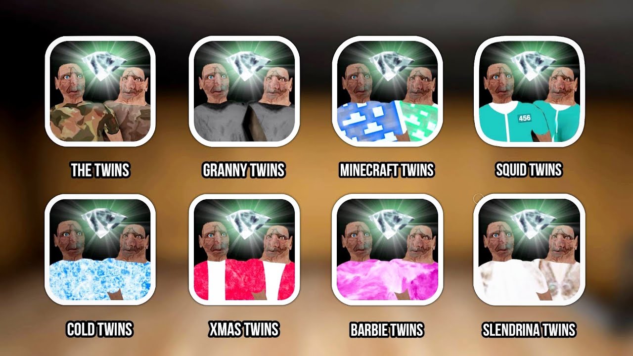 The Twins All New Mods | Barbie Twins | Granny Twins | Squid Twins | The Twins Mod