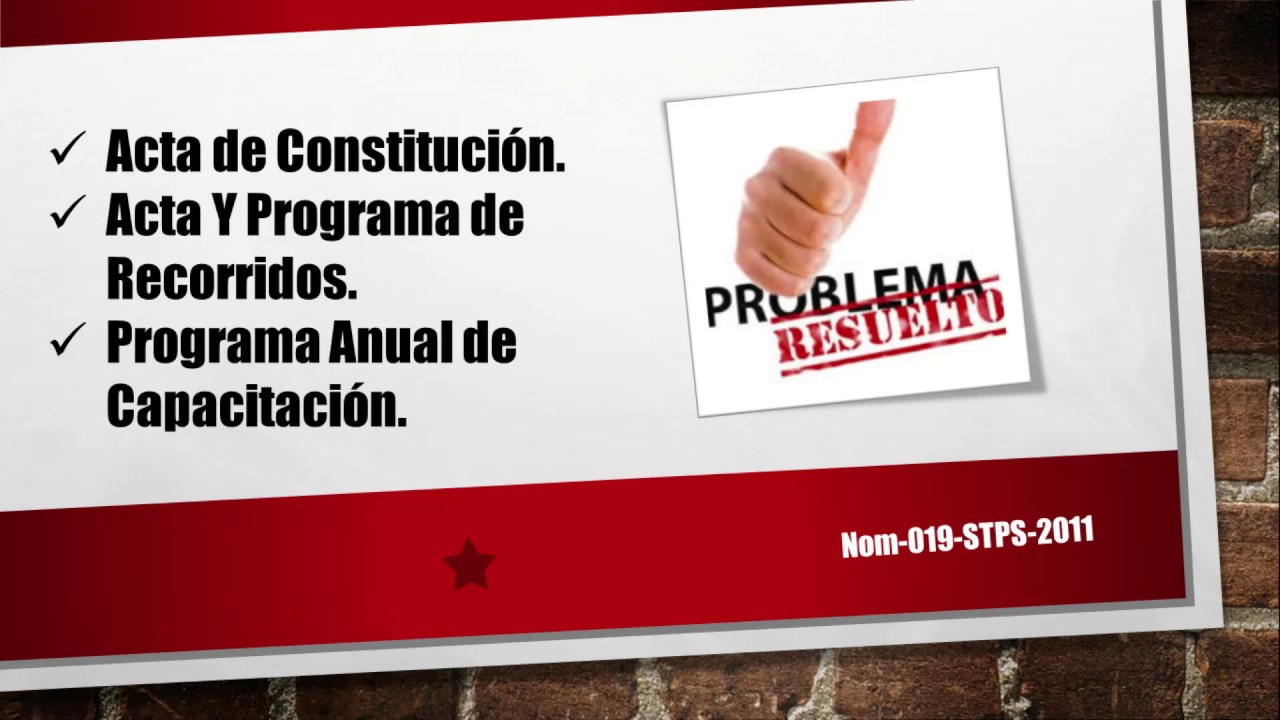 Formatos de la Comisión de Seguridad e Higiene, STPS. - YouTube