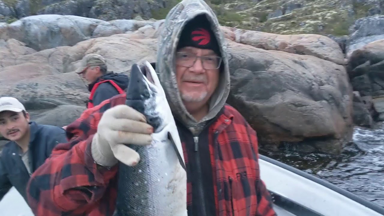 Net fishing in Norman Bay, Labrador YouTube