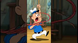 Popeye's Spinach FAIL! 🤣 Muscle Flex Disaster! (Cartooon Comedy)
