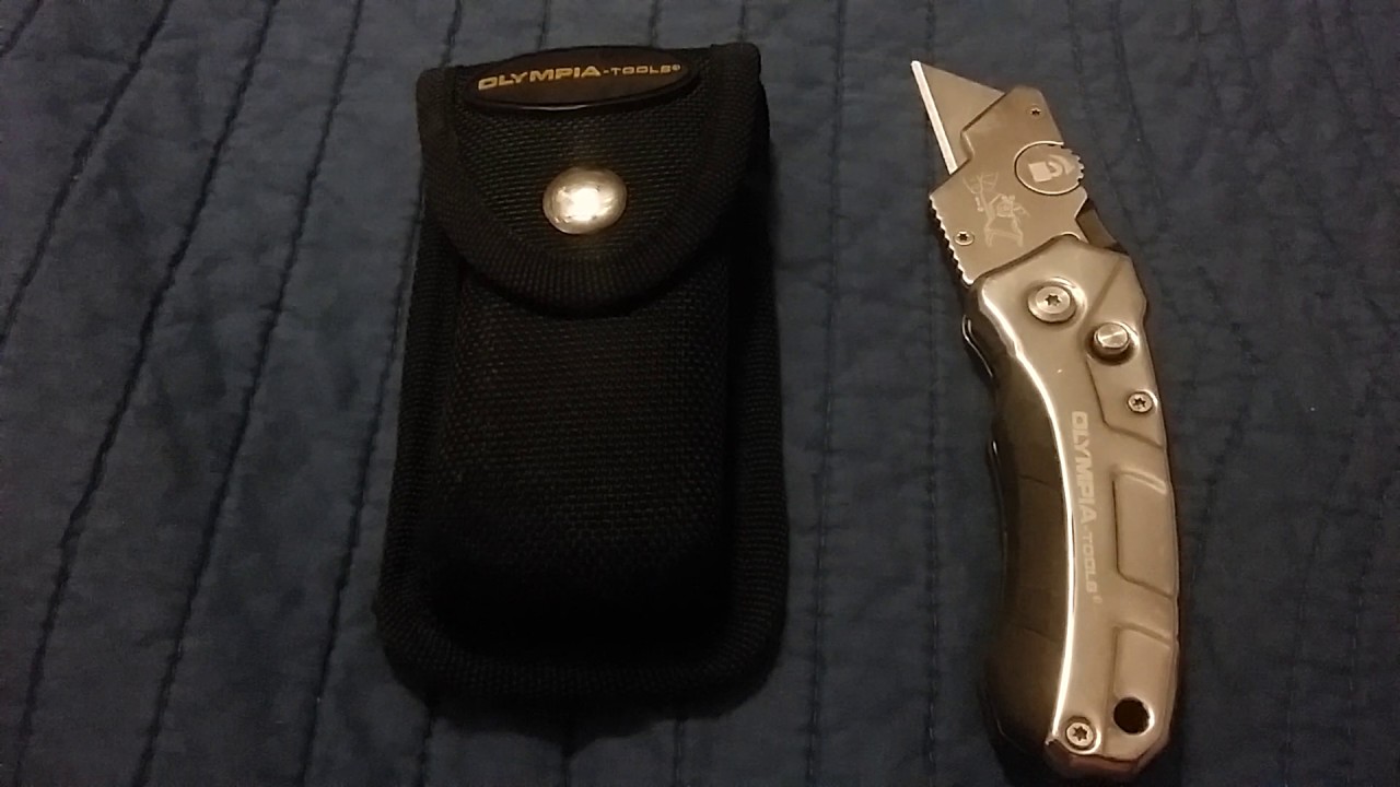 Olympia Tools Razor Knife Review YouTube