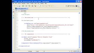 Generating value objects using Flash Builder data services (Day 2 Lesson 11)