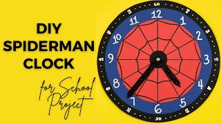 How to Make Clock with Cardboard | How to Make DIY Clock for School Project