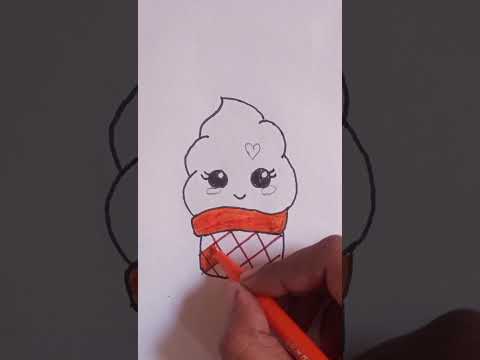 ice cream🍦 drawing #shortvideo #viralvideo #trending #art#drawing #video