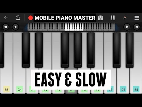 Ruk ja O Dil Deewane(Slow & Easy) Piano |Piano Keyboard|Piano Lessons|Piano Music|learn piano Online