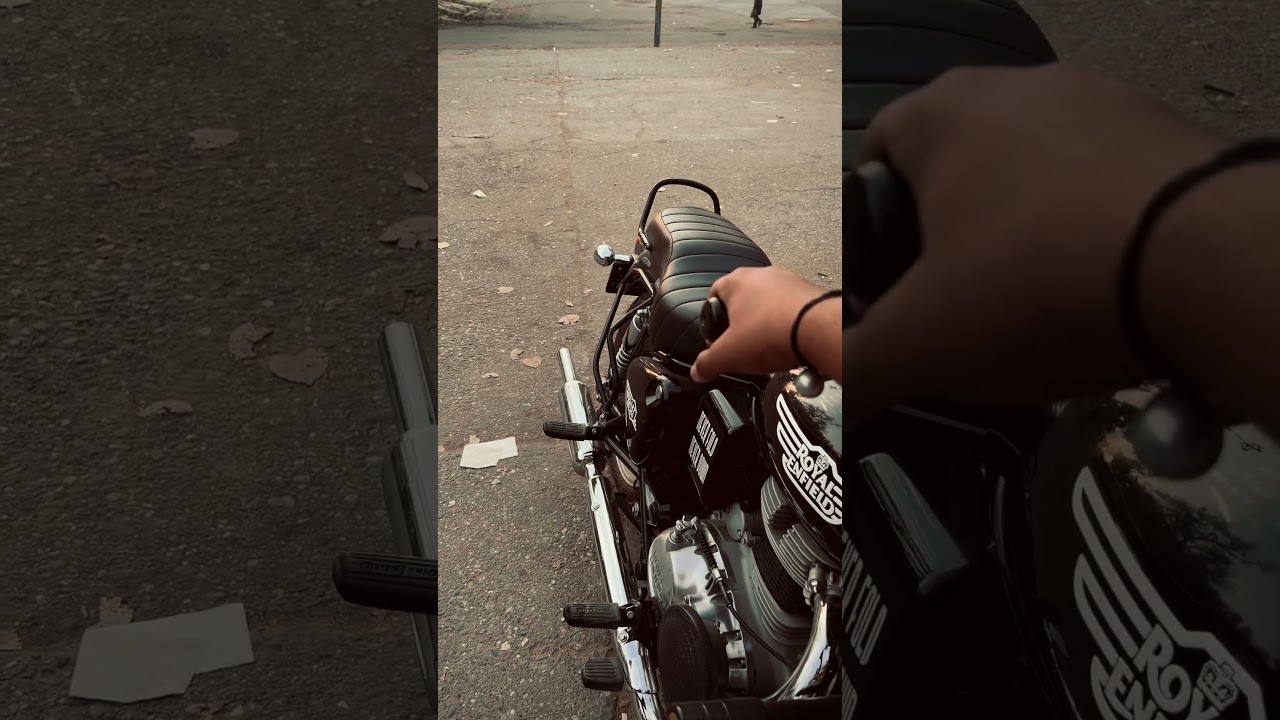New Bullet 350 Next Gen Military Black After Market Exhaust sound | After Market exhaust  installed