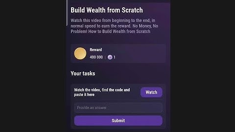 Build Wealth from Scratch | TapSwap Code | No Money, No Problem! How to Build Wealth from Scratch