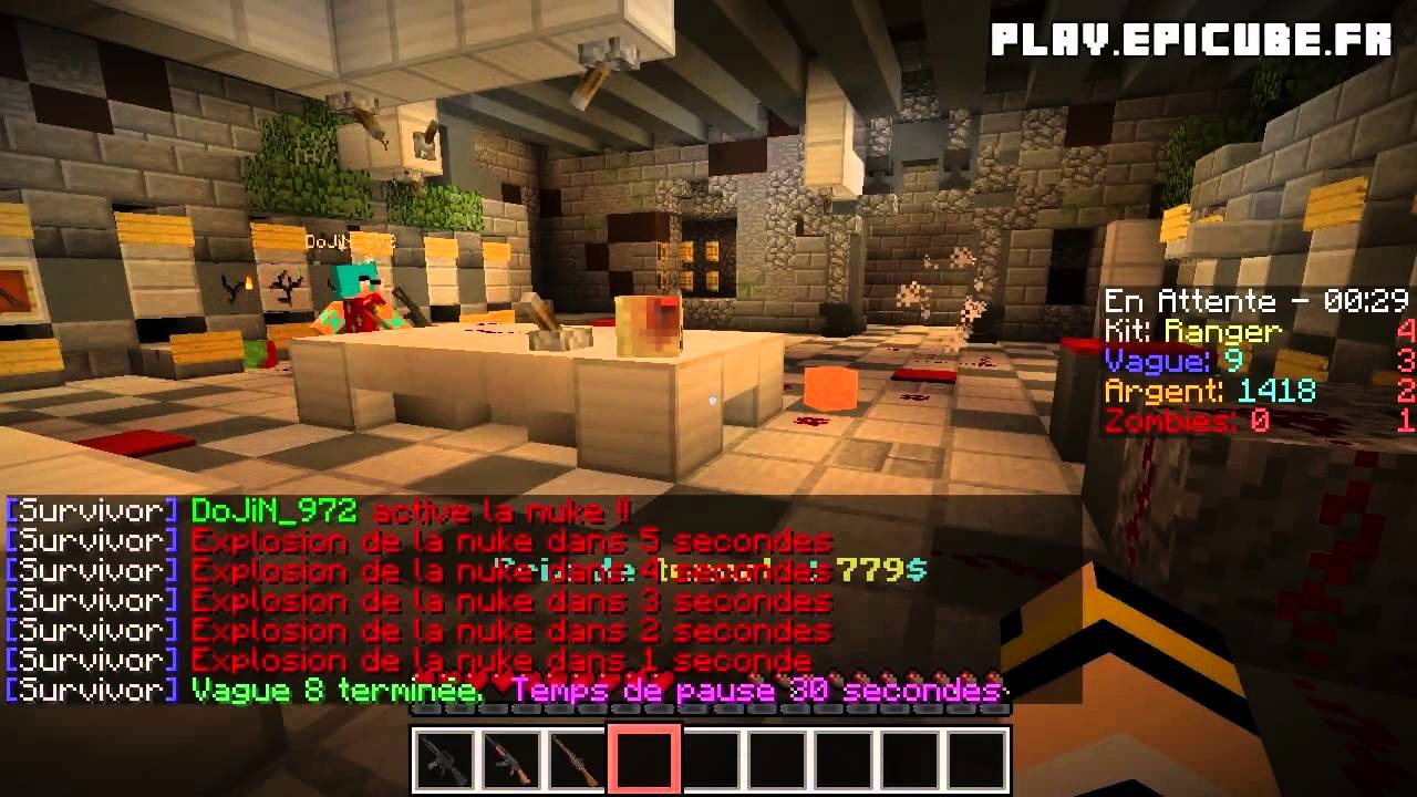 Survivor : Massacre de Zombies | Minecraft - EpiCube