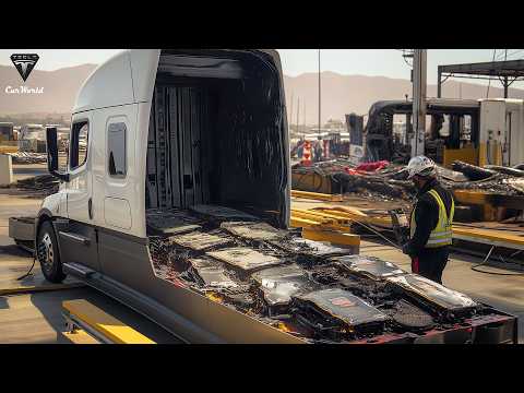 Tesla Semi Truck Battery Secrets Revealed After Highway Fire Crash! New Battery Tech Ready?