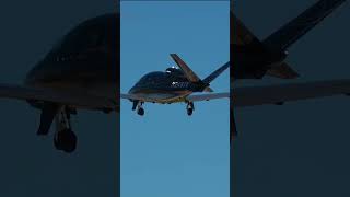 ALL BLACK Cirrus Vision Jet Departing Oshkosh!