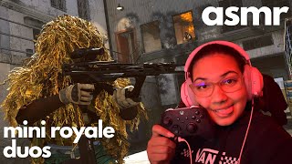 ASMR GAMING| COD:BOCW mini royale duos + inaudible whispering