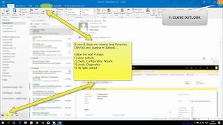 DYNAMICS CRM/365: Troublehsoot Outlook add-in / plugin