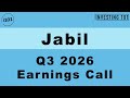 Jabil Q3 2026 Earnings Call | Electronics Manufacturer Crushes EPS Views By 25% As Revenues Rise 12%