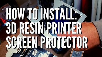 How To Install 3D Resin Printer Screen Protector (All Brands) - Sonic Mighty 4K Matte Screen Shield