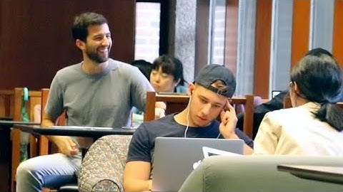 Thumbnail of Watching Embarrassing Children TV Shows in the Library Prank (Part 2)