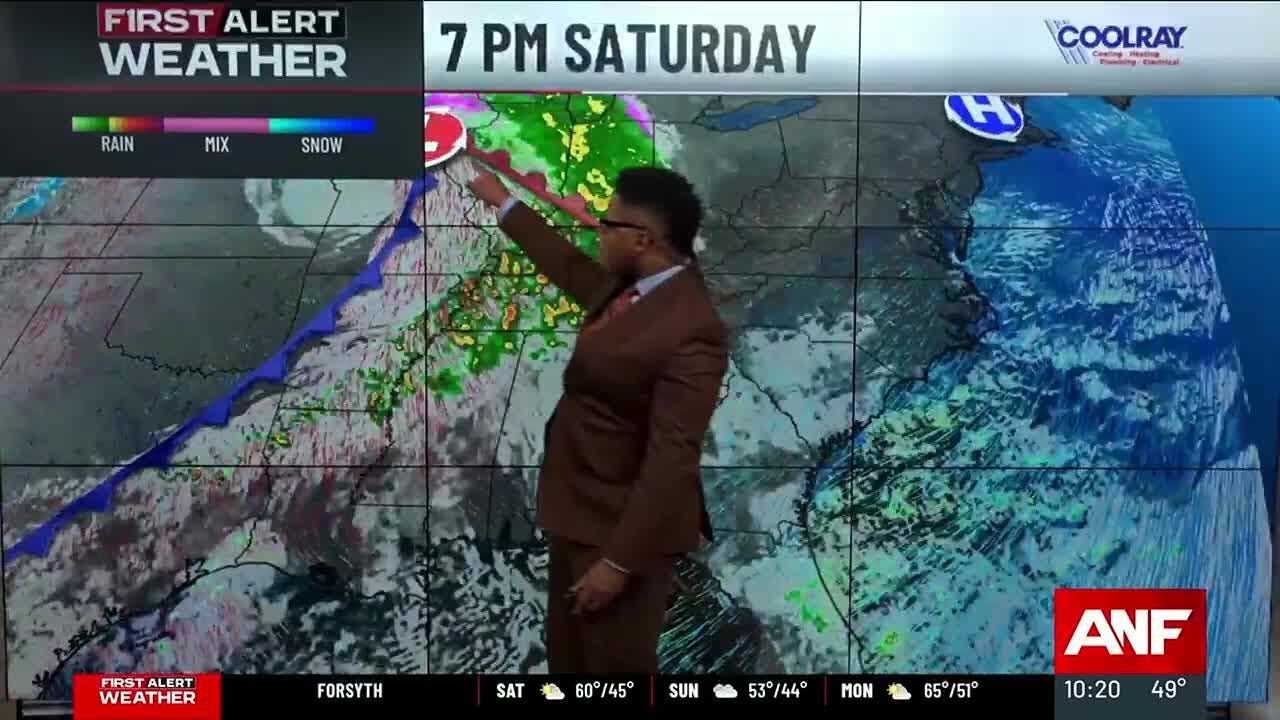 First Alert | A few showers this weekend; warmer temperatures next week ...