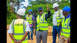 SENATOR TOKUNBO ABIRU INSPECTS SAIL INNOVATION LAB, SPORTS CENTRE UNDER CONDTRUCTION IN IBEJU LEKKI