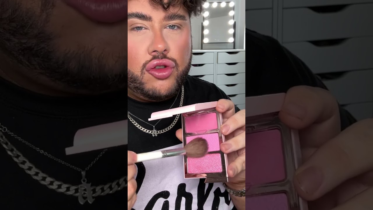 the viral ONE SIZE “attention seeker”cheek clapper blush  trio