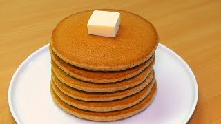【5 Stars】 Whole Wheat Pancakes | Healthy Fluffy Pancake | No Pancake Mix | Delicious & Easy Recipe