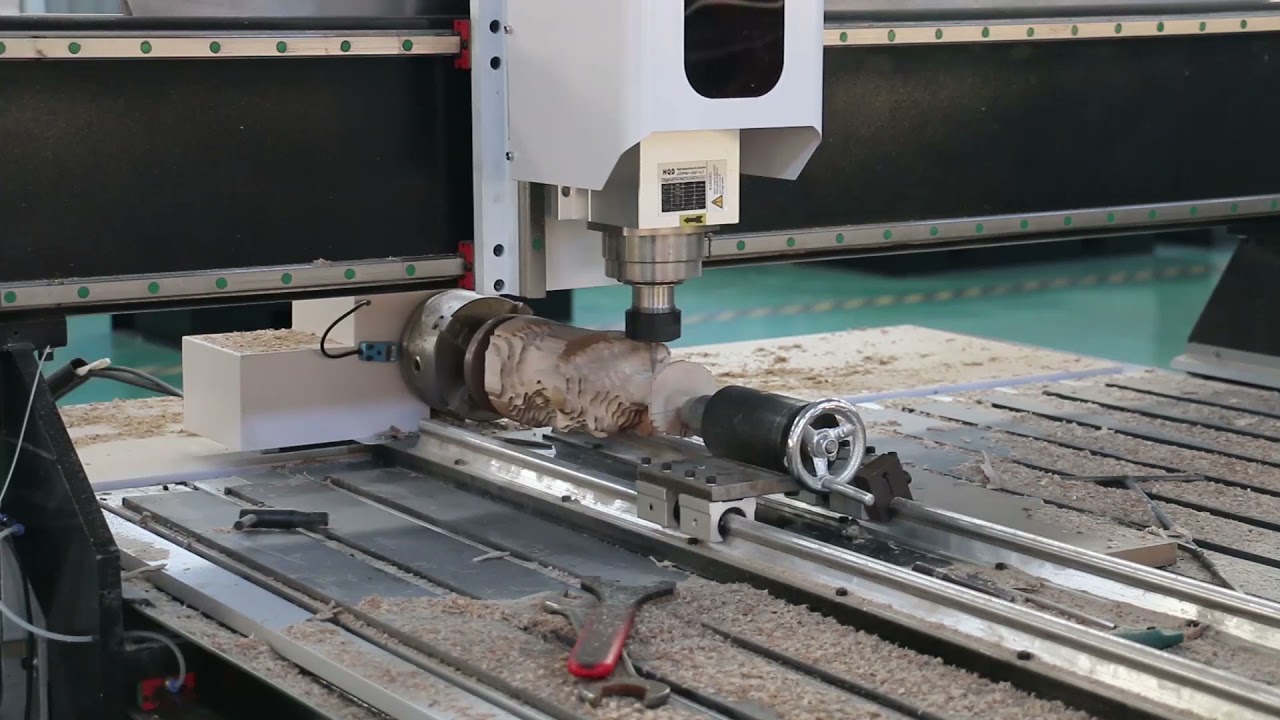4 Axis Rotary CNC Router Woodworking Machine 3D CNC cylinder engraving machine