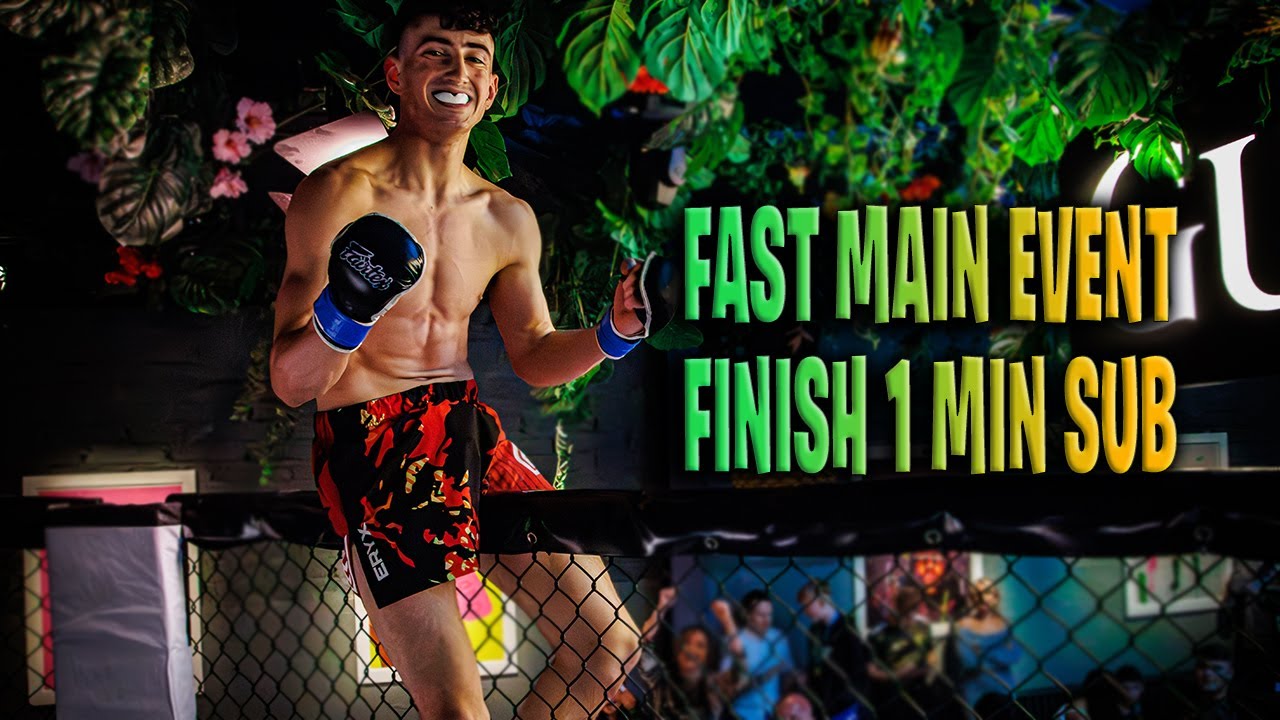 45 Second Guillotine Submission Win For Connor Wallace - Valor Combat Series