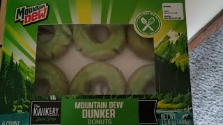 Kwik Trip Mountain Dew Dunker Donuts Review