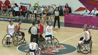 Así es... El baloncesto en silla de ruedas