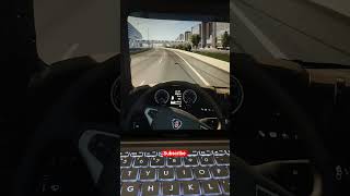 Scania Double trailer Truck interior Driving #viral #shortvideos #eurotrucksimulator2