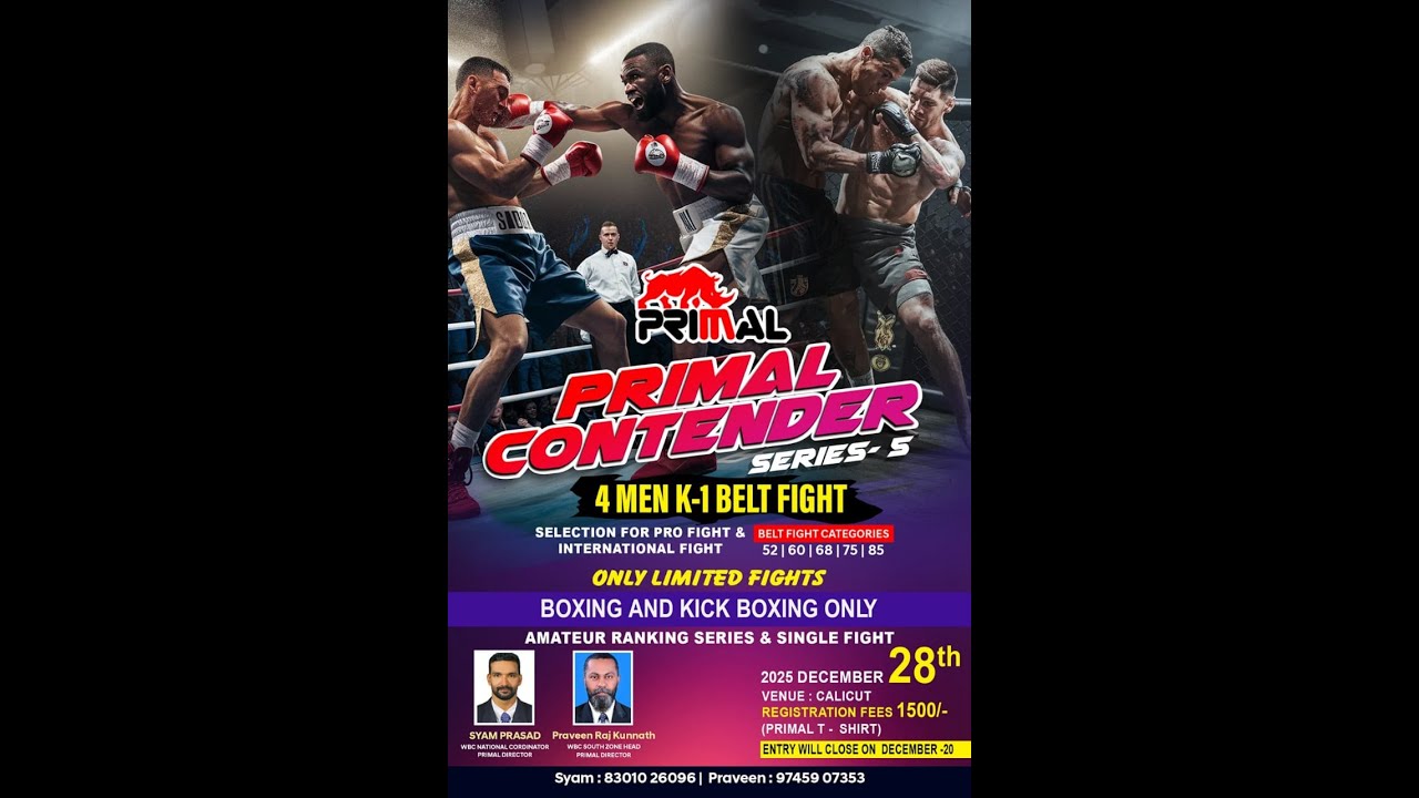 WAR in Calicut! 🥊 Primal Contender Series-5 