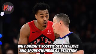 Why did Scottie get no love from voters, Spurs bully Thunder into 2-2, and assorted Toronto banter