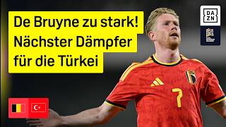 Doppelter De Bruyne meldet die Türkei ab: Belgien - Türkei | Nations League | DAZN Highlights