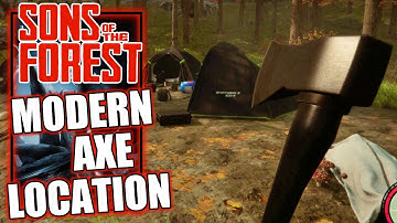 Sons of the Forest – Modern Axe Location (Strong Melee Weapon Early Game)