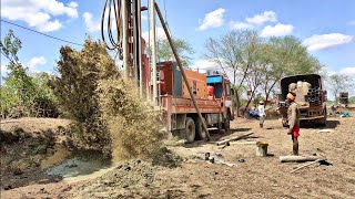 Borewell drilling 10 Hp Water सिर्फ 60 फिट में Complete Borewell drilling Process