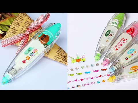 How to use Kawaii Decorative Tape Pen For DIY