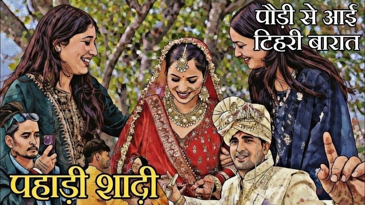 👉 Pahadi Wedding Vlog | पौड़ी  से आई टिहरी बारात |#india  @pankupahadivlogs @MrBeast @saritanegivlog 