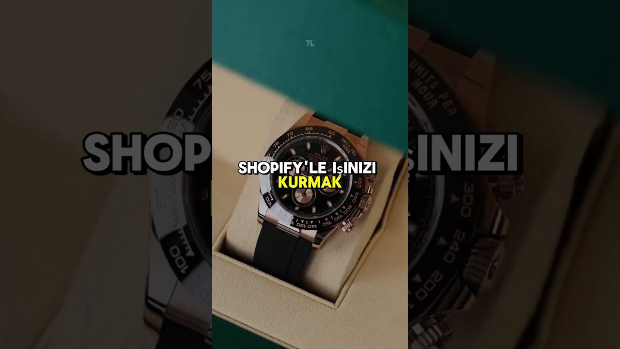 Shopify ile zengin olmak istiyorsan instagram profilimdeki e-kitap'a göz at !