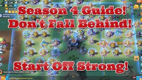Season 4 Guide  Start The Season Right!
