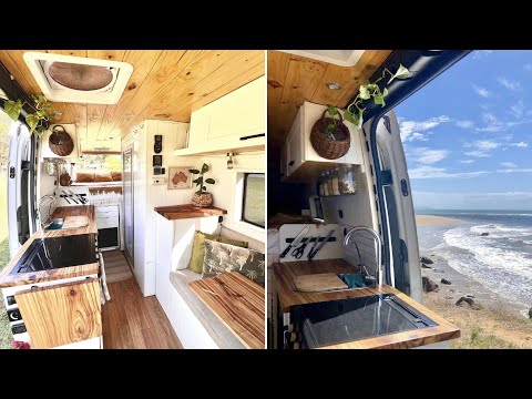 They Swapped HOUSE for VANLIFE after COVID PANDEMIC | INCREDIBLE Camper PACKED w/ UNIQUE FEATURES 💡